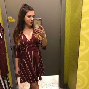 Pin stripe dress